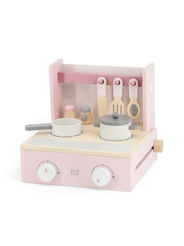 Label Label - opvouwbaar fornuis - roze