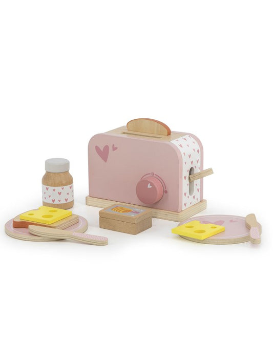 Label Label - broodrooster - roze