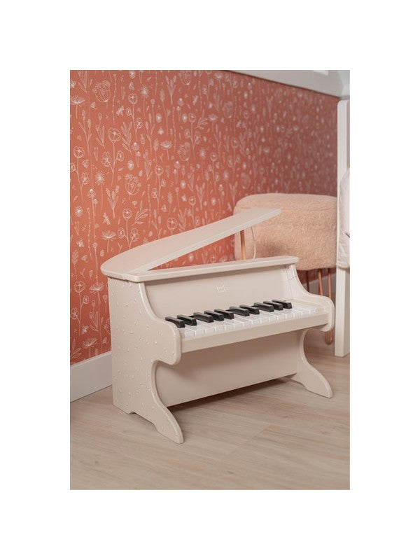 Label Label - houten piano - nougat