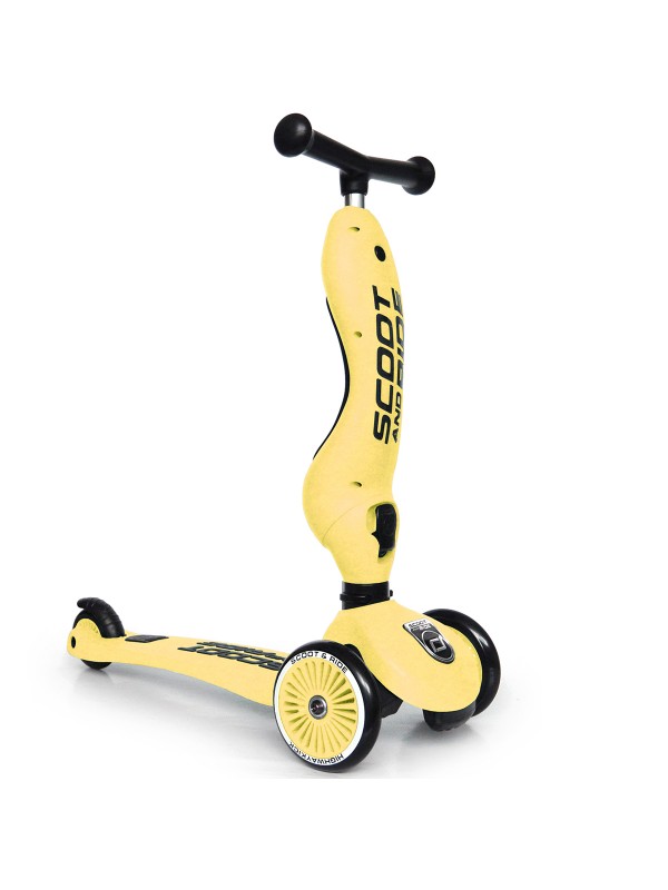 Scoot and Ride - Highwaykick 1 - Lemon van Scoot & Ride, kleurrijke loopfiets en step voor kinderen.