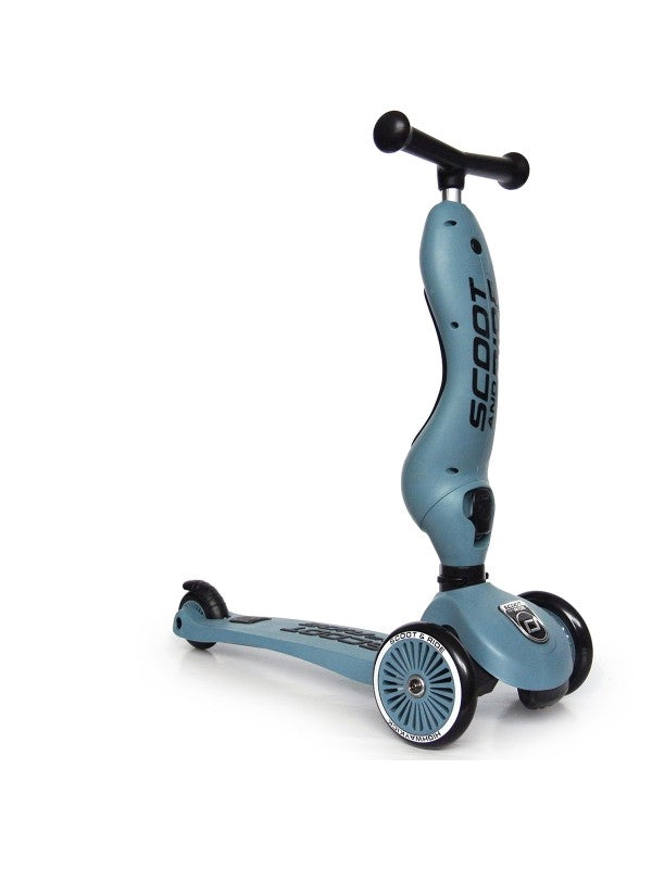 Scoot and Ride - Highwaykick 1 - Steel, blue scooter with adjustable handle and wheels.