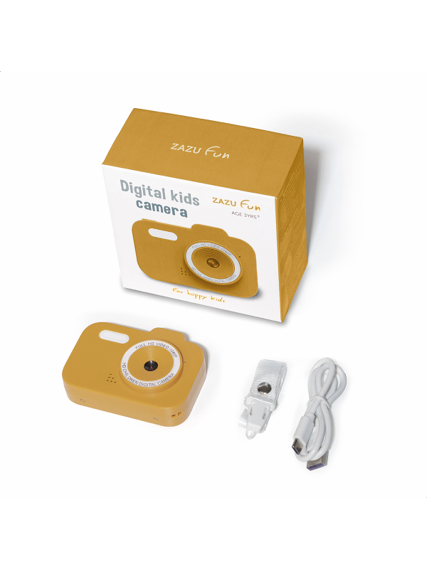 Zazu Digitale Kindercamera Geel